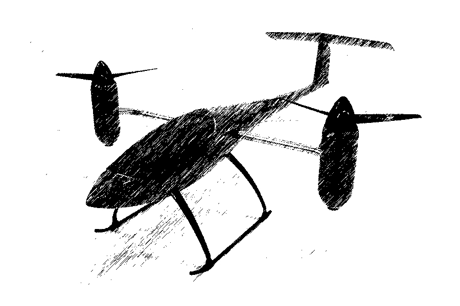 Numbus passenger eVTOL multicopter (concept design) Numbus passenger eVTOL multicopter (concept design)